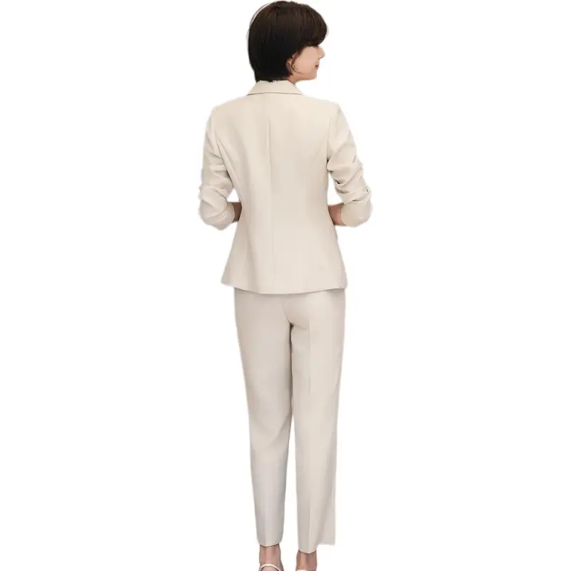 ONE SHALLOW Business Suits Women's Beige-1