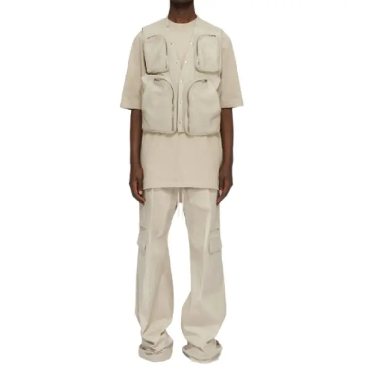 RICK OWENS Cargobelas Drawstring Wide Leg Trousers-1