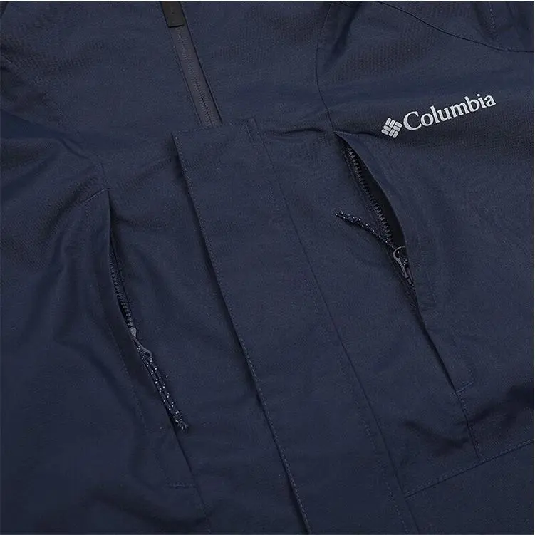 Columbia City Outdoor Collection Breathable Thermal Windbreaker Jacket Men's Marine Blue-4