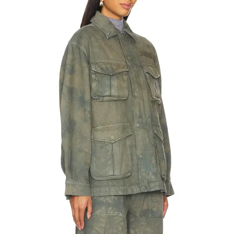 GRLFRND Jackets Coats Women's Eucalyptus Yellow-2