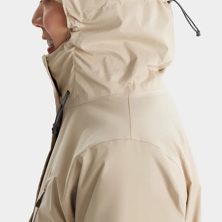 Columbia Waterproof And Windproof To Keep Warm Windbreaker Jacket Women's Khaki-5