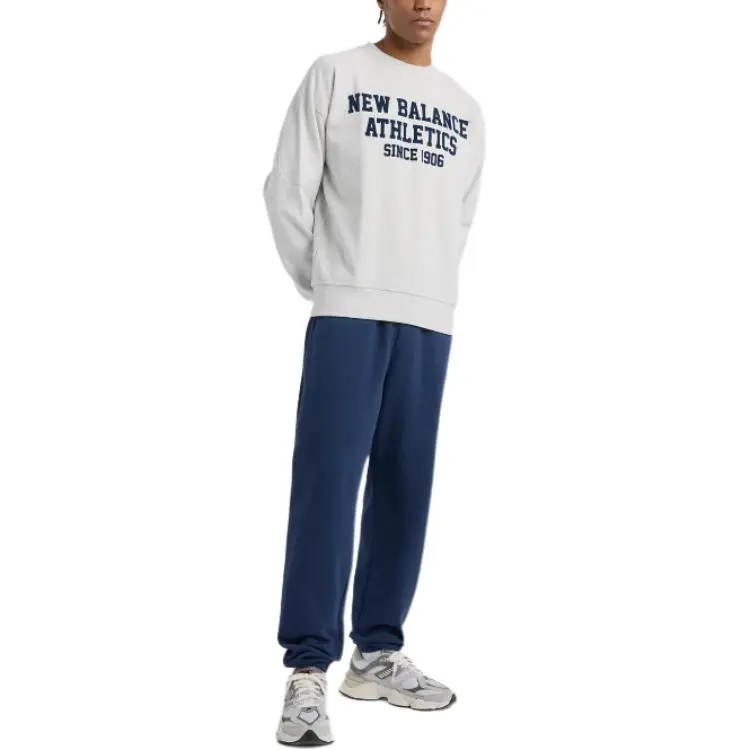 New Balance French Terry SS25 Sweatshirt Men's Gray-1