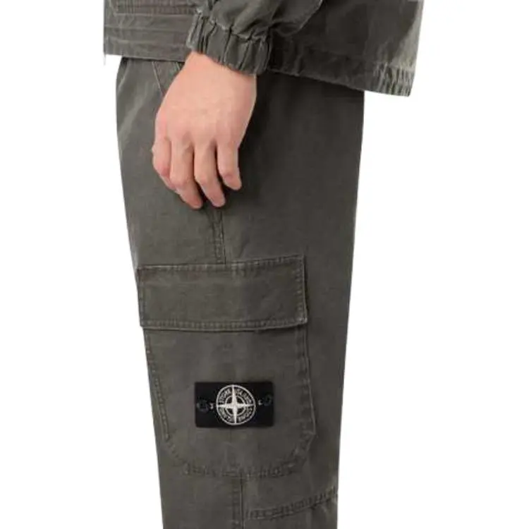 STONE ISLAND Logo Patch Drawstring Pants-4