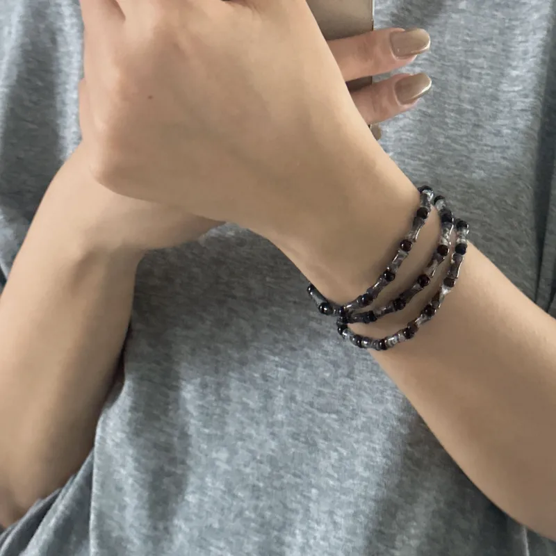 Mù Shàng Yún Yě Colored Glaze Bracelets Unisex-2