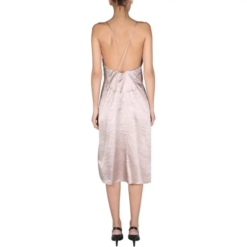 DSQUARED 2 Undervest V Neck Midi Dress-1
