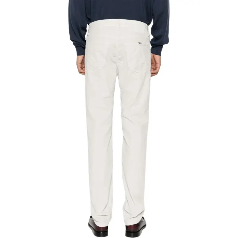 JACOB COHEN Logo Patch Mid Rise Trousers-4
