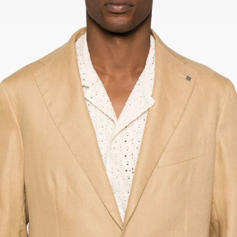 Tagliatore Notched lapels Single breasted Blazer-4