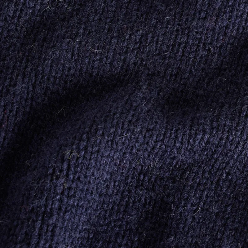 BARBOUR High-neck Buttoned Wool Jumper-5