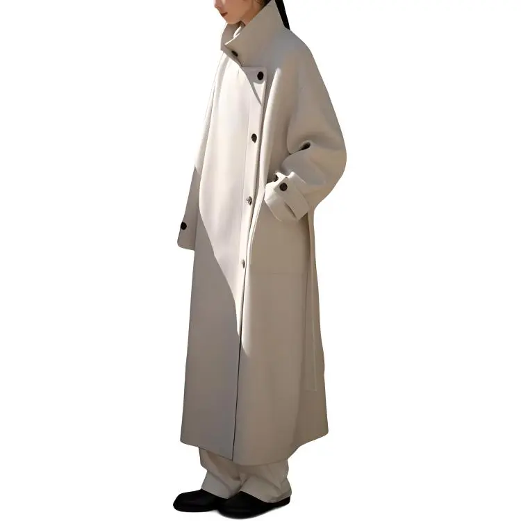 Orange Desire Coat Women's Almond Beige-1