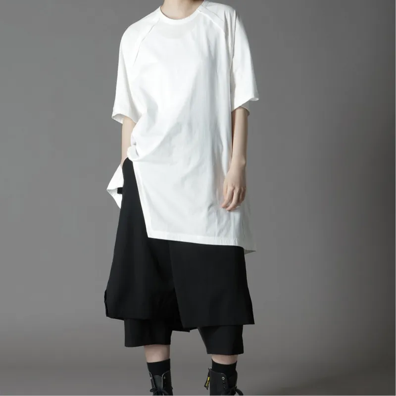 Yohji Yamamoto Ground YFW24 T Shirt Unisex White-1