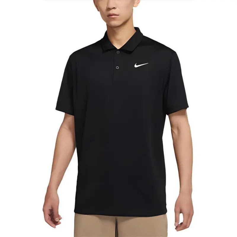 Nike Polo Shirts Men Black-2