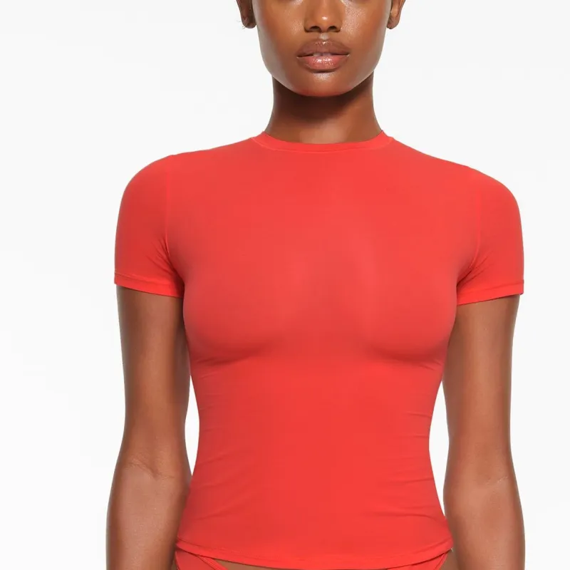 SKIMS T Shirt Women's POPPY/Poppy-1