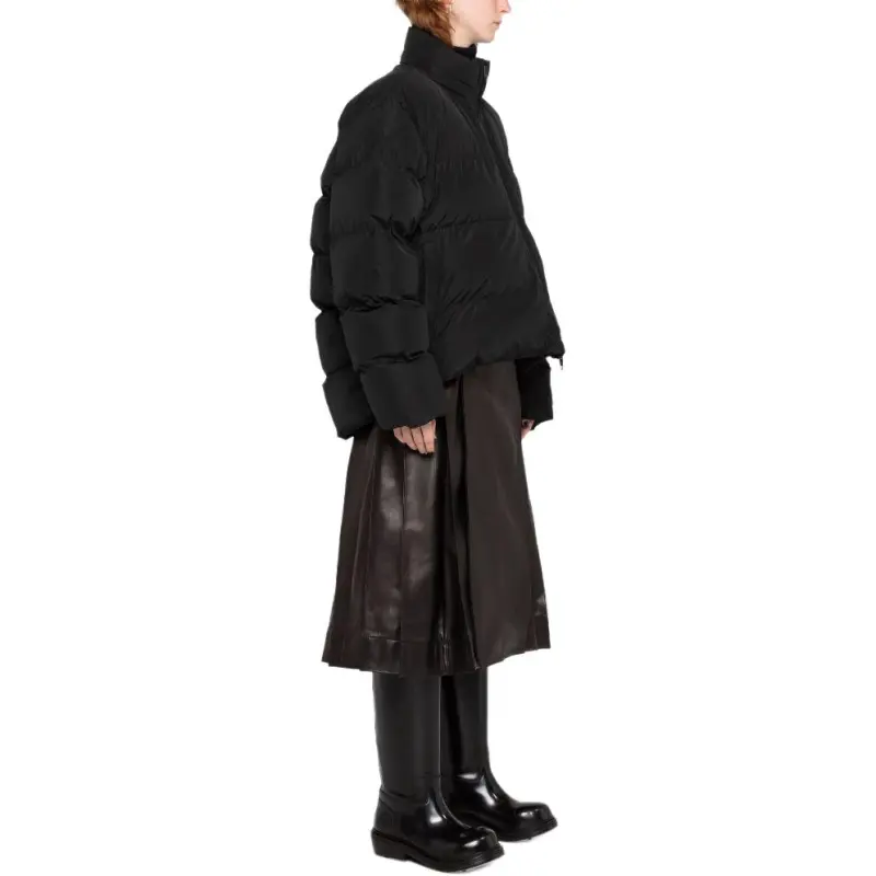 Balenciaga Zip Up Long Sleeved Down Jacket-4