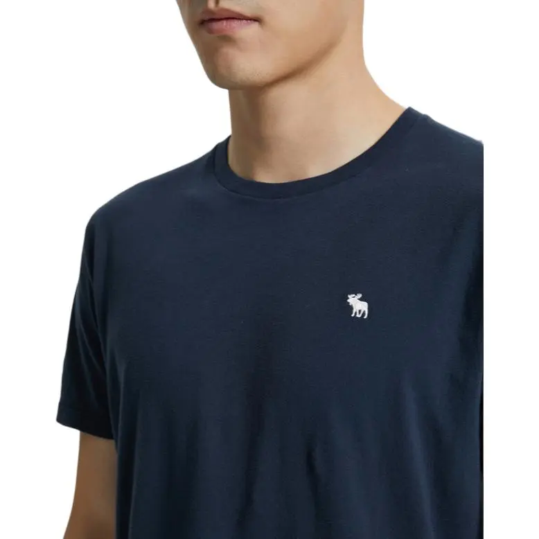 Abercrombie＆Fitch T Shirt Men's Marine Blue-4
