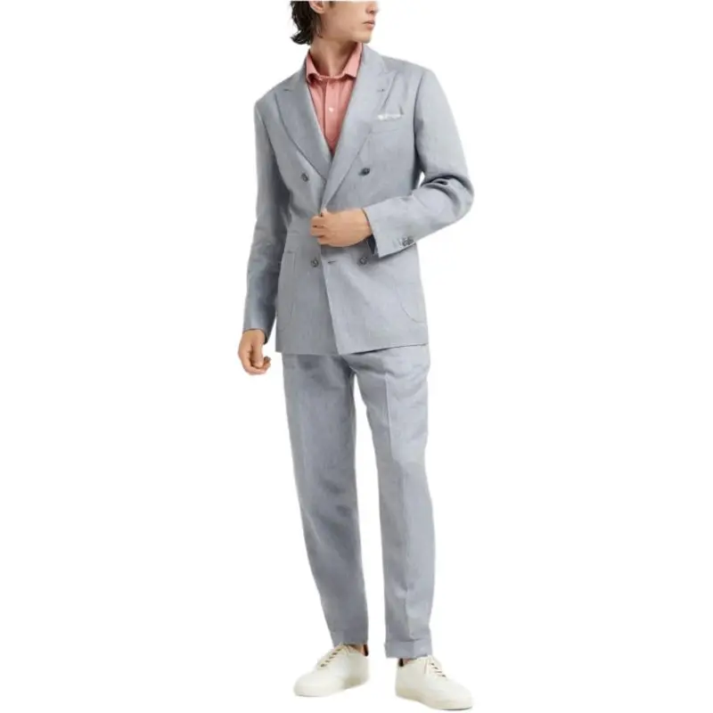 Brunello Cucinelli Double Breasted Tailored Blazer-1