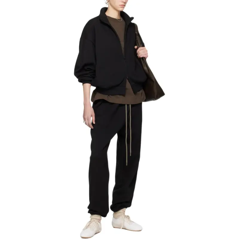 Fear Of God Essentials Core Collection Women's Zip Up Jacket Black-3