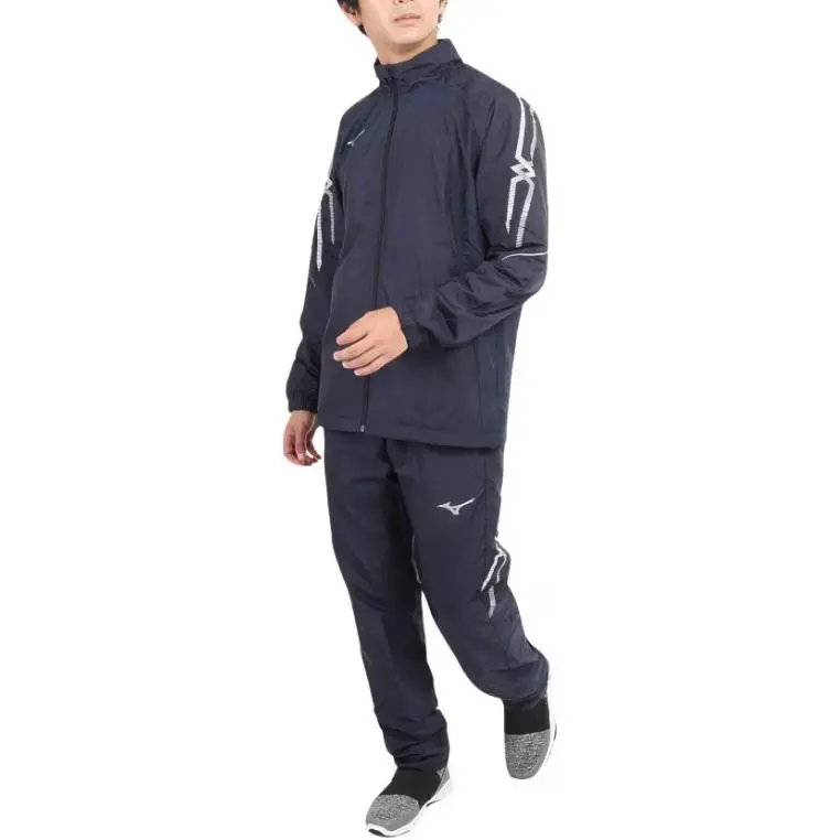 Mizuno Knitted Sweatpants Unisex Marine Blue-5