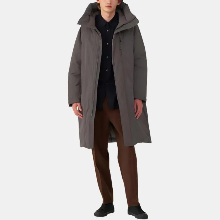 MUJI LABO Series Puffer Jacket Men's Dark Brown-3