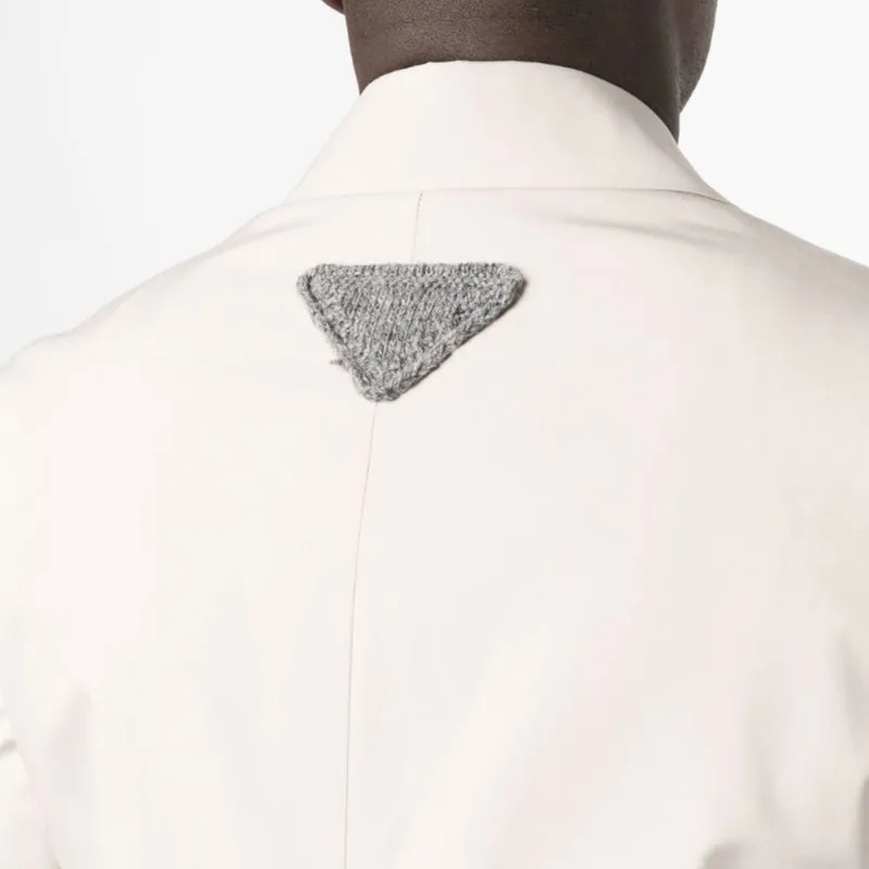 PRADA Single Breasted Long Sleeved Jacket-4