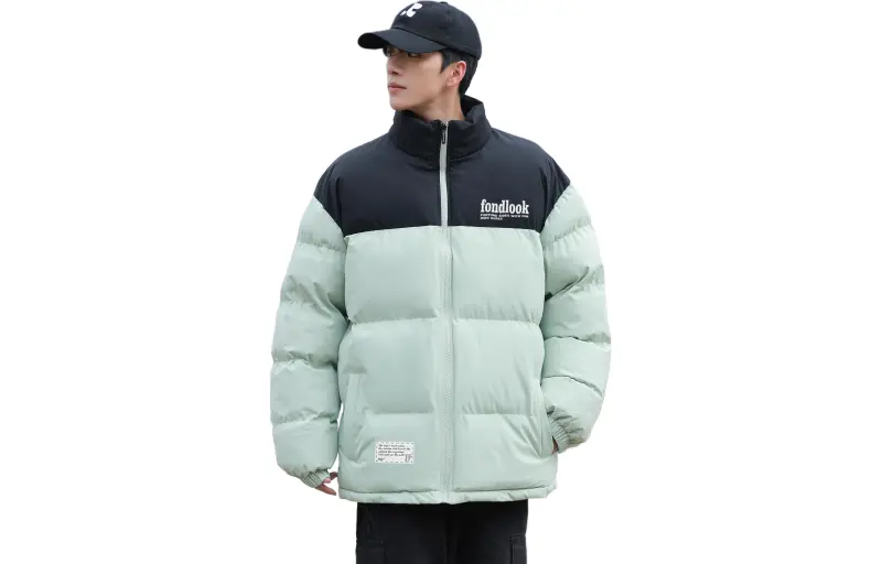 FONDLOOK Puffer Jacket Unisex Black-9