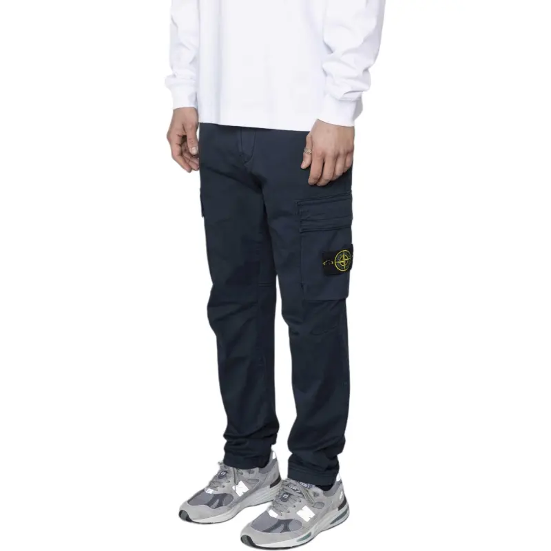STONE ISLAND Compass Patch Tapered Leg Cargo Pants-3