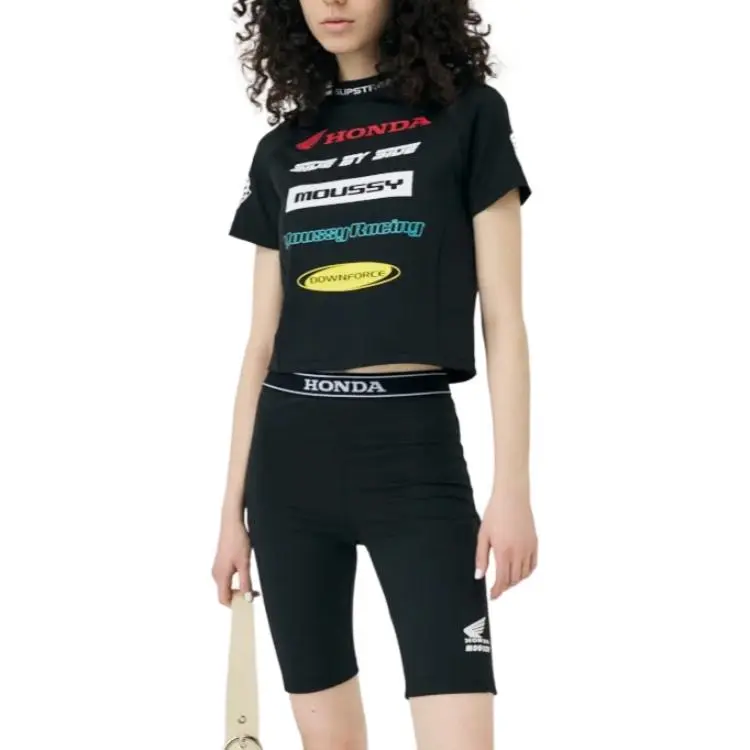 MOUSSY SS25 T Shirt Women's Black-6