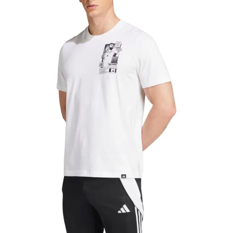 Adidas Clothing T Shirts Men White-1