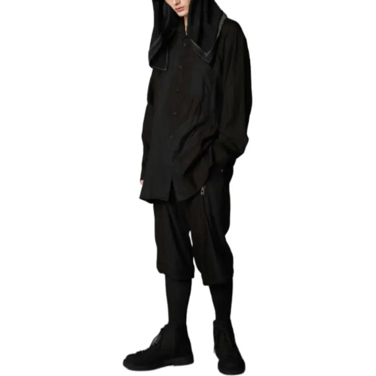 Yohji Yamamoto Ground Y SS25 Casual Shorts Unisex Black-4