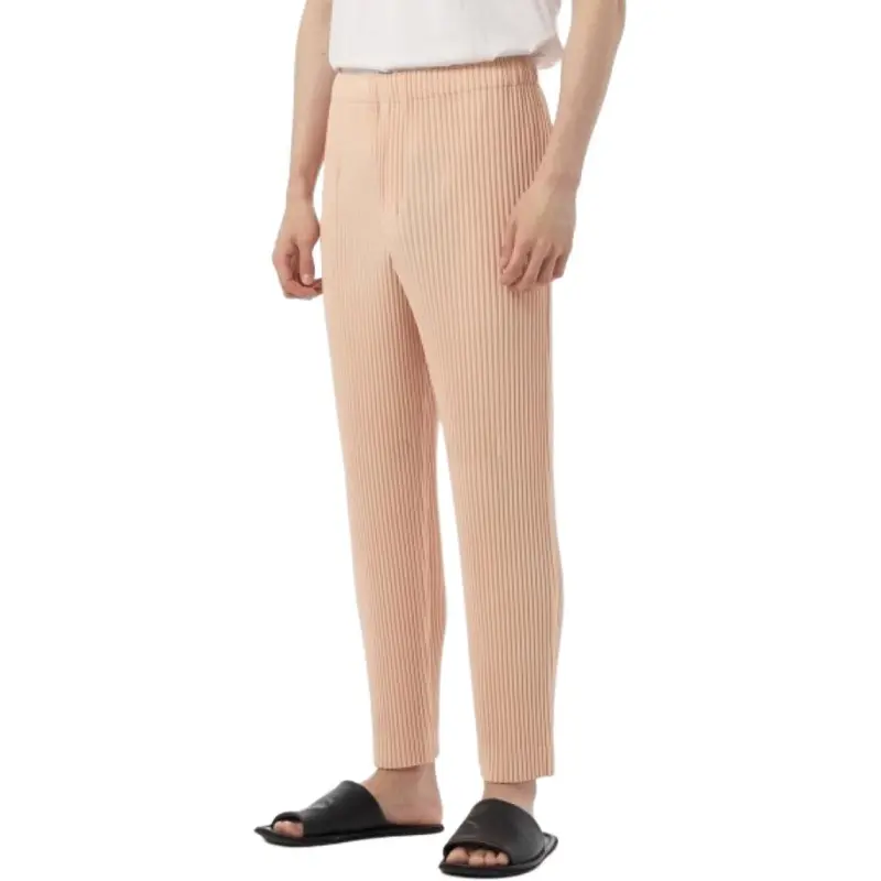 Homme Plissé Issey Miyake SS25 Casual Pants Men's Orange-2