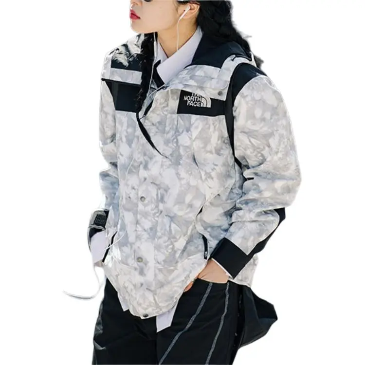 THE NORTH FACE Novelty Gtx Mountain Jacket Gray Unisex Korea Version-4