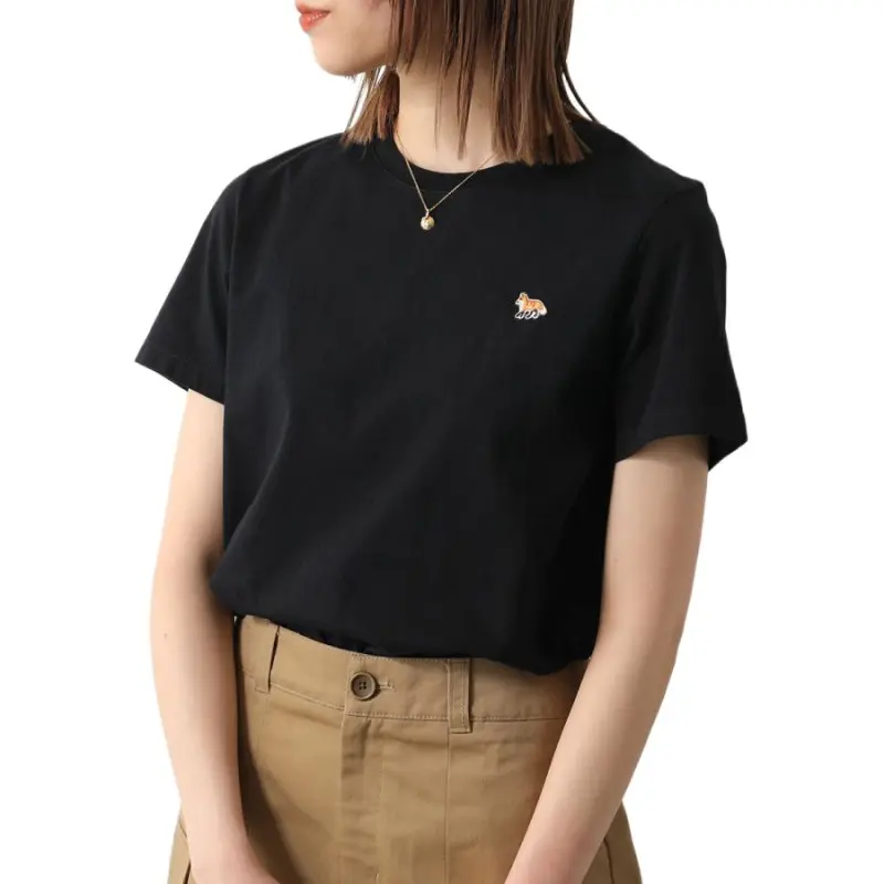 Maison Kitsune Bold Fox Head Patch Crewneck T Shirt-3