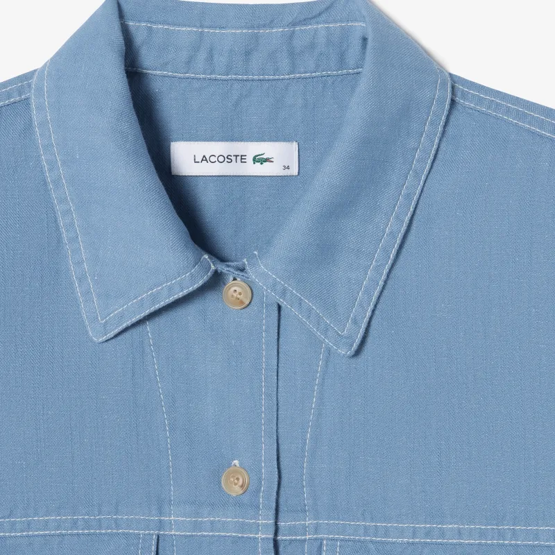 LACOSTE Shirts Women's Blue-1