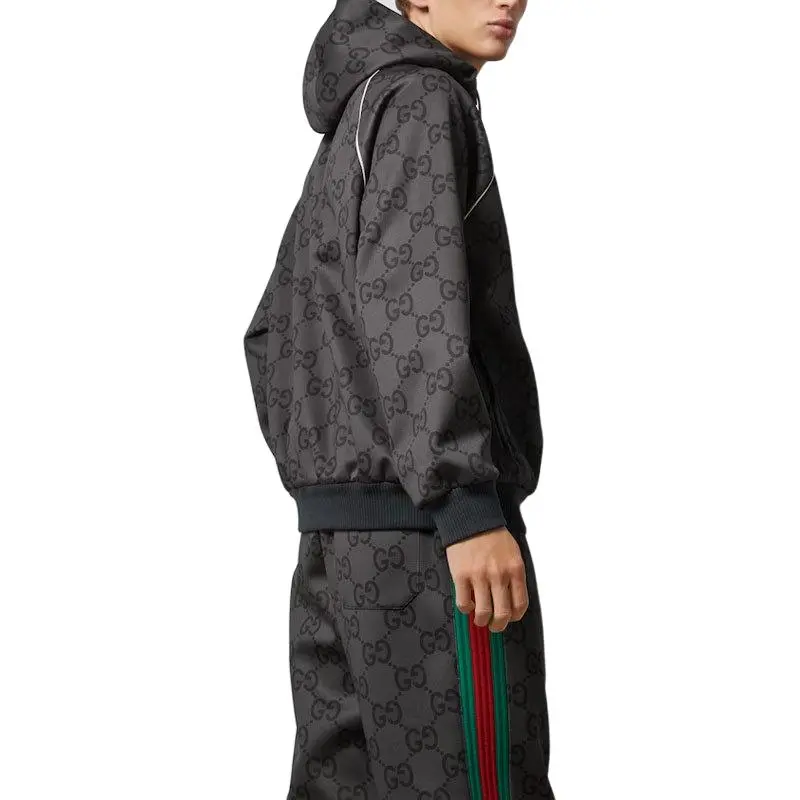 GUCCI Jumbo Gg Zip Jacket With Web-2
