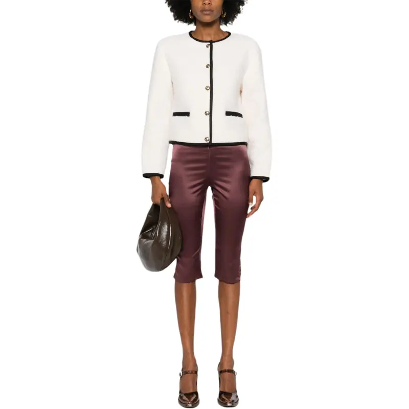 Anine Bing Brushed Effect Crewneck Blazer-3
