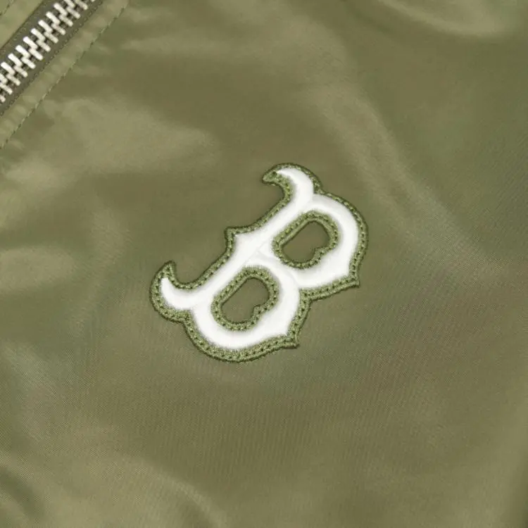 MLB Puffer Jacket Winter Unisex Army Green-4