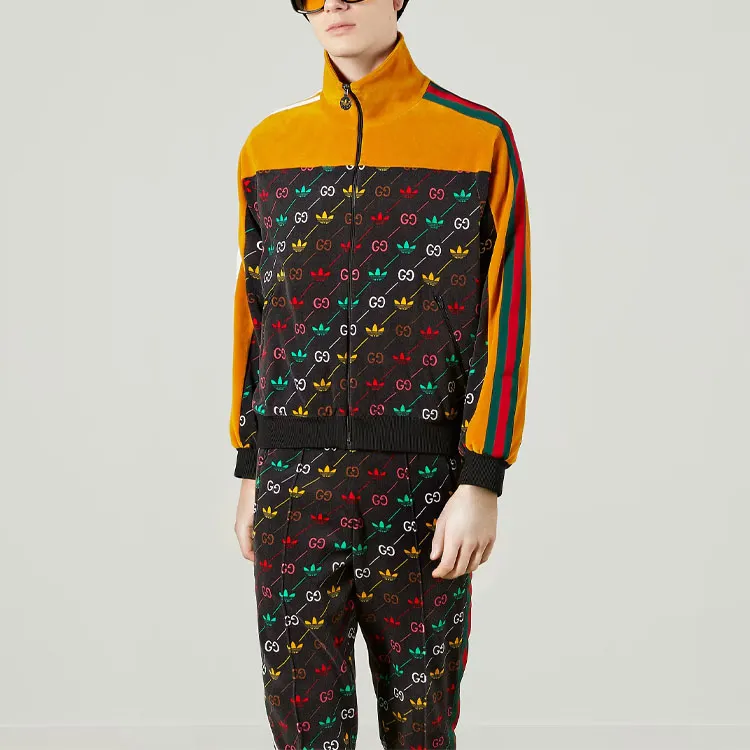 GUCCI X Adidas Macro Gg Zip Jacket-1