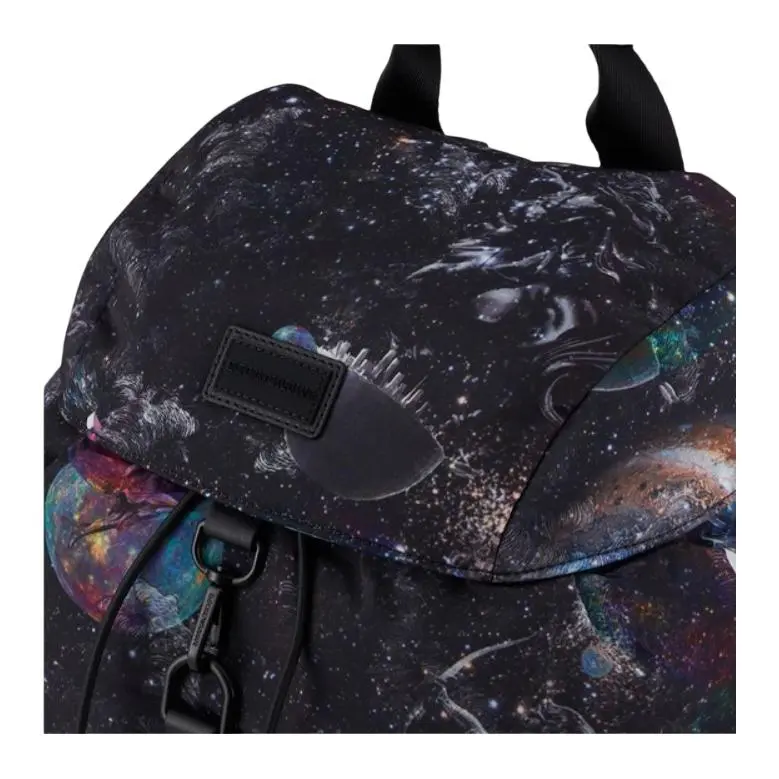 EMPORIO ARMANI Polyester Backpack Men's Black-4