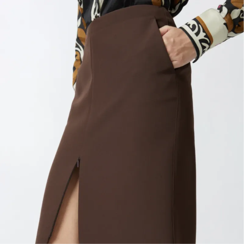 PINKO Stretch Midi Pencil Skirt-4