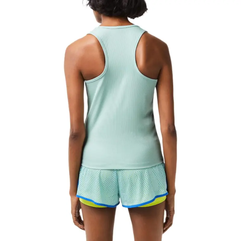 LACOSTE Tank Tops Women's Mint Green-2