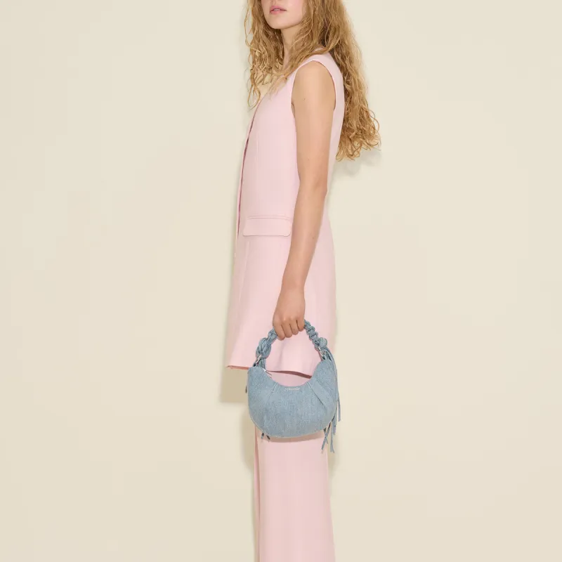 HOLZWEILER Cotton And Denim One Shoulder Handbags Regular Women's Light Blue-3