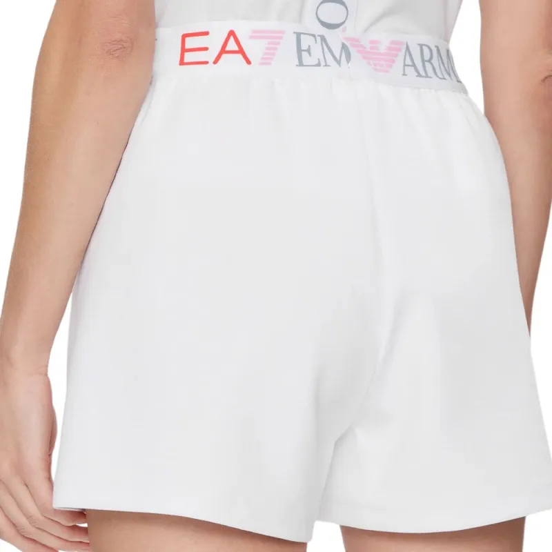 EMPORIO ARMANI EA7 SS24 Casual Shorts Women's White-4