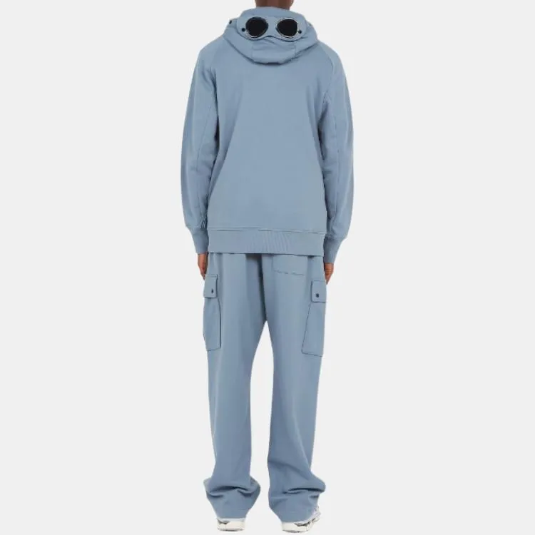 C.P.Company Diagonal Raised Fleece Goggle Zipped Hoodie-3