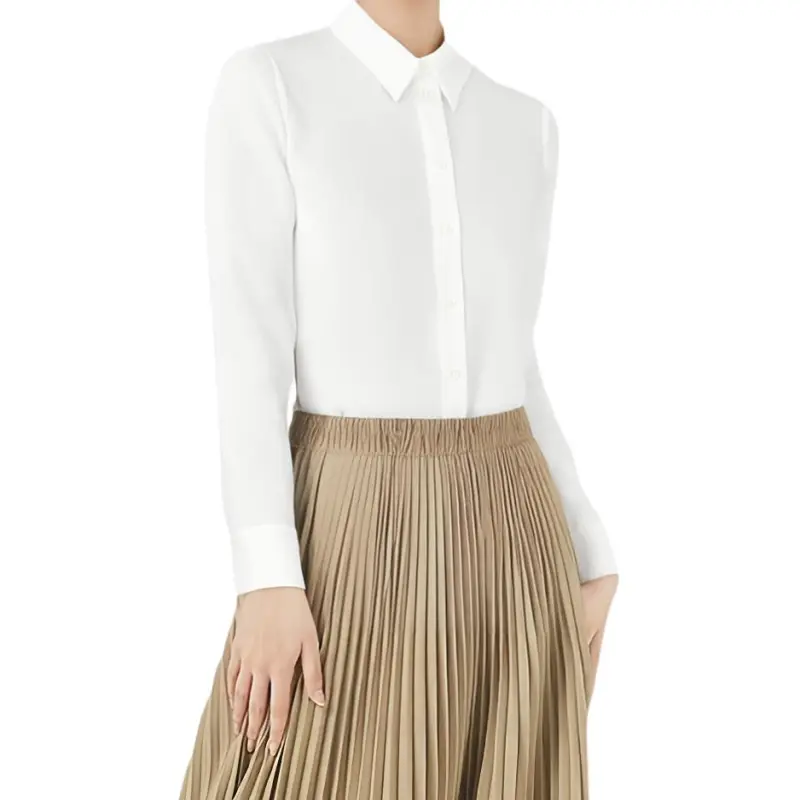 TOM FORD Straight Hem Satin Shirt-3