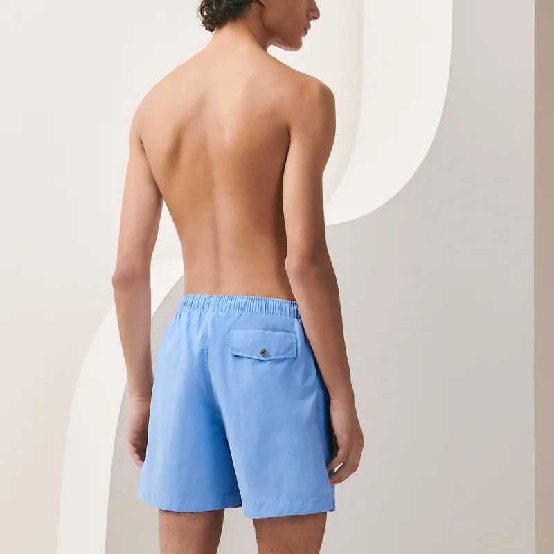 HERMES Swimming Shorts Men Blue-3