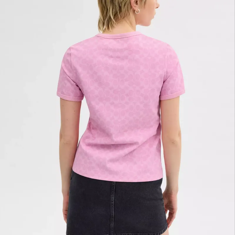 COACH T-Shirts Women's Pink - POIZON