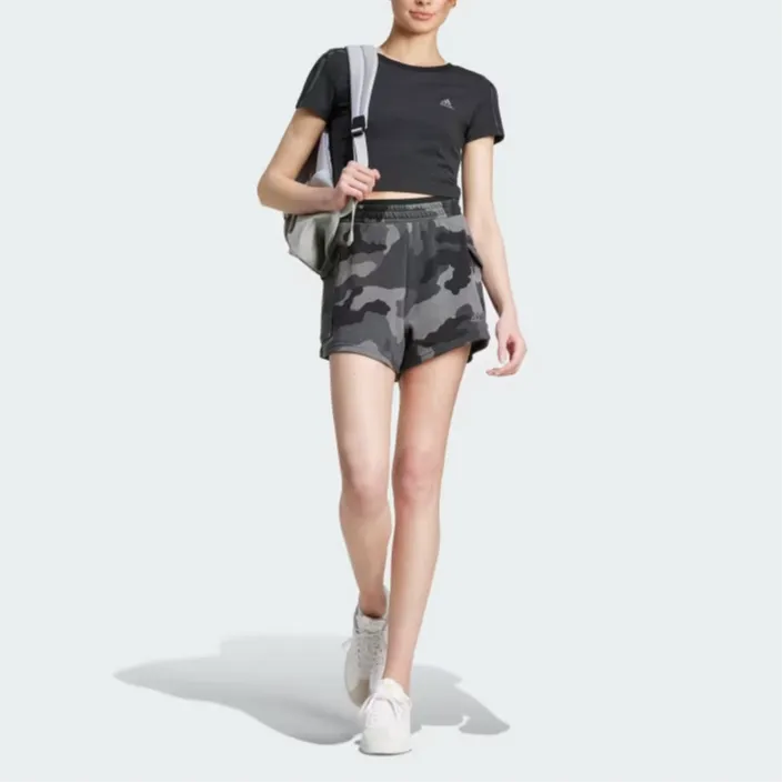 Adidas Free Shipping With AdiClub Essentials 3-Stripes Camo Print Baby Tee-3