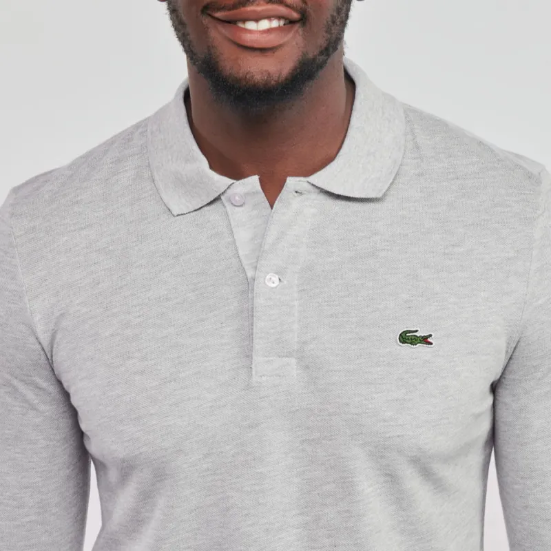 LACOSTE T-Shirts Men Gray-4