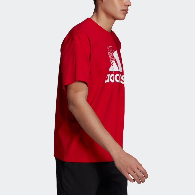 Adidas Day T Shirts Unisex Scarlet-4