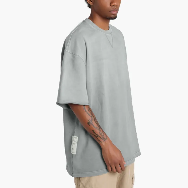 MADNESS Drop Shoulder Sleeve T-Shirt Men's Gray-2