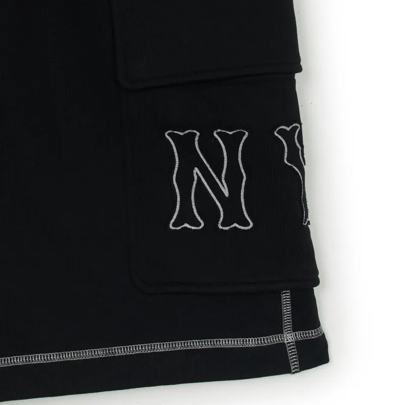 MLB Basic New York Yankees Casual Shorts Unisex Black-4